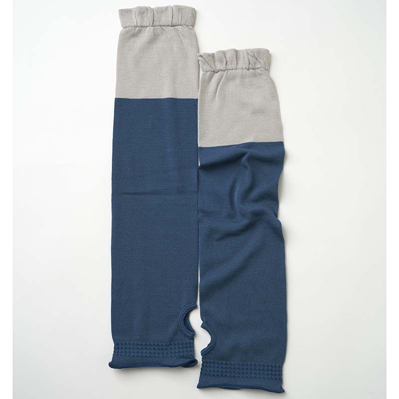 from F two tone arm cover レーヨンシルク UVアームカバー/BL